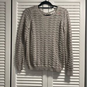 Parker Knit Sweater in Beige